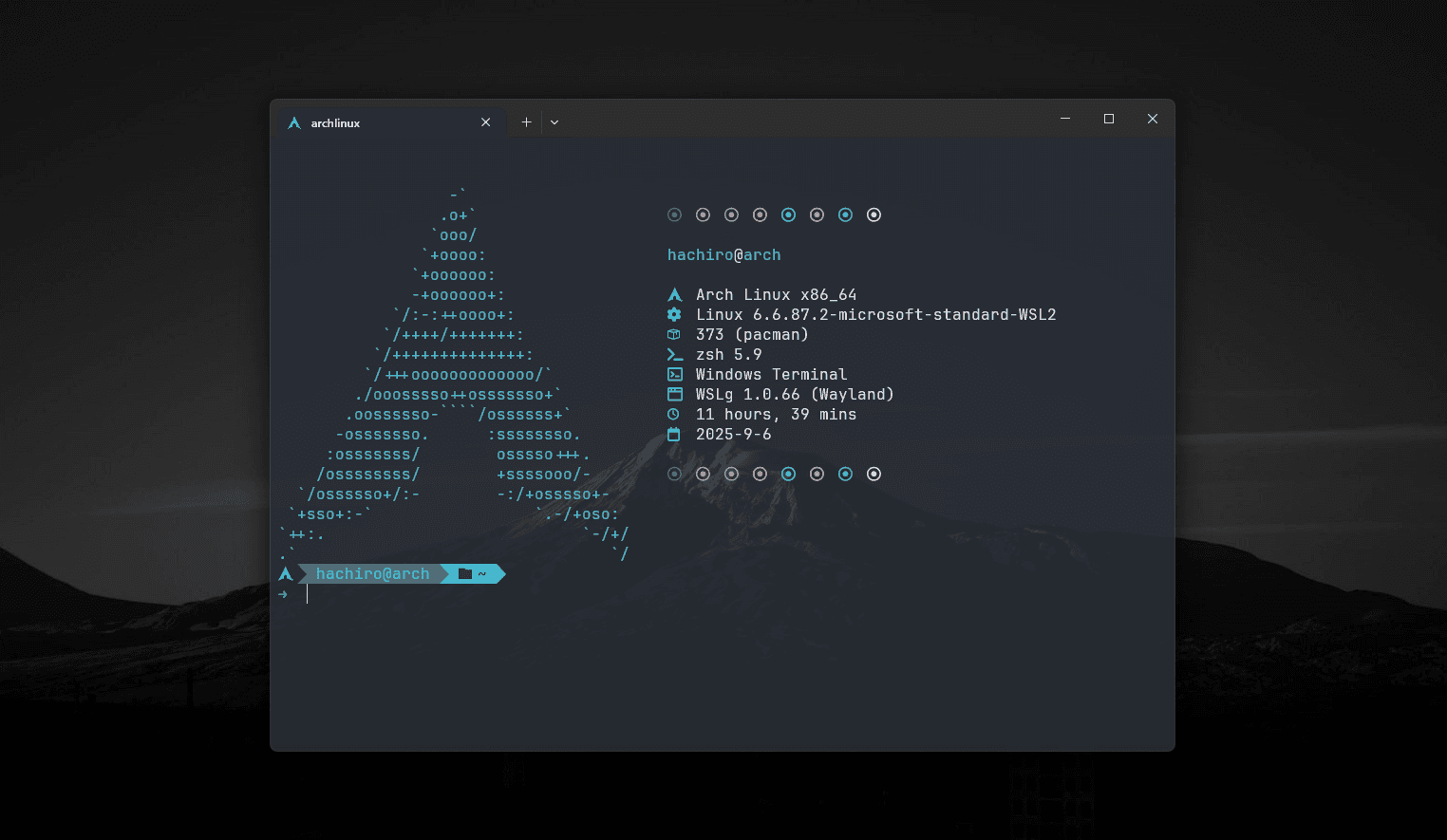 Arch Linux on WSL2